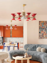 Eden Rain Brass Chandelier, detail view 11