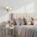 Auria Mist Glass Wall Light, detail view 9