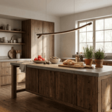 Briar Quartz Wood Pendant Light, detail view 9