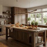 Briar Quartz Wood Pendant Light, detail view 4