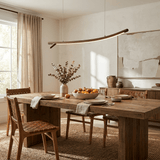 Briar Quartz Wood Pendant Light, detail view 5