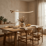 Briar Quartz Wood Pendant Light, detail view 3