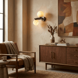 Corin Frost Alabaster Wall Light, detail view 6