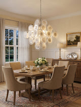Vela Moss Glass Chandelier, detail view 3