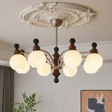 Seren Vine Glass Chandelier, detail view 7