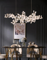 Elara Pine Glass Chandelier, detail view 45