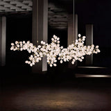 Elara Pine Glass Chandelier, detail view 35
