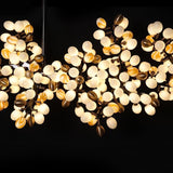 Elara Pine Glass Chandelier, detail view 37