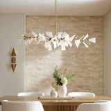 Solen Haven Glass Chandelier, detail view 2