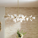Solen Haven Glass Chandelier, detail view 3