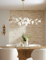 Solen Haven Glass Chandelier, detail view 4