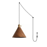 Tarin Iris Wood Pendant Light, detail view 13