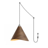 Eden Silva Wood Pendant Light, detail view 6