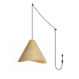 Eden Silva Wood Pendant Light, detail view 7