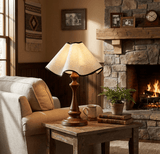 Briar Rain Wood Table Lamp, detail view 2