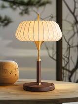 Dalia Mist Brass Table Lamp, detail view 3