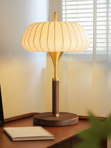 Dalia Mist Brass Table Lamp, detail view 4