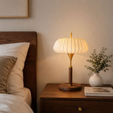 Dalia Mist Brass Table Lamp, detail view 5