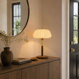 Dalia Mist Brass Table Lamp, detail view 6