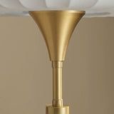 Dalia Mist Brass Table Lamp, detail view 12