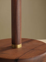 Dalia Mist Brass Table Lamp, detail view 13