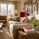 Flora Meadow Metal Table Lamp, detail view 4