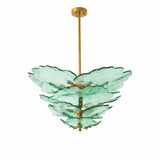 Mira Dawn Glass Chandelier, detail view 9