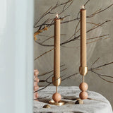 Nella Pearl Marble Candle Holder, detail view 7