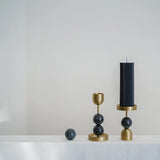 Nella Pearl Marble Candle Holder, detail view 18