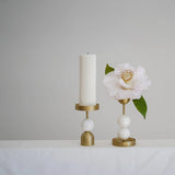 Nella Pearl Marble Candle Holder, detail view 22