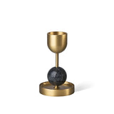 Nella Pearl Marble Candle Holder, detail view 16