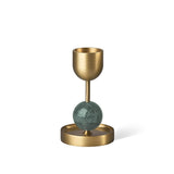 Nella Pearl Marble Candle Holder, detail view 14