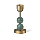 Nella Pearl Marble Candle Holder, detail view 13