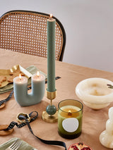 Nella Pearl Marble Candle Holder, detail view 11