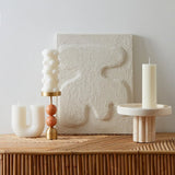 Nella Pearl Marble Candle Holder, detail view 24