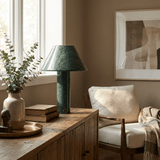 Sable Orbit Marble Table Lamp, detail view 3