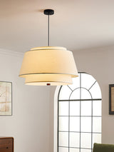 Tarin Juniper Fabric Pendant Light, detail view 10