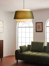 Tarin Juniper Fabric Pendant Light, detail view 14