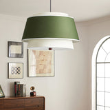 Tarin Juniper Fabric Pendant Light, detail view 4