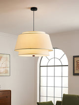 Tarin Juniper Fabric Pendant Light, detail view 5