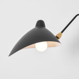 Cora Wave Brass Wall Light, detail view 29