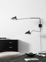 Cora Wave Brass Wall Light, detail view 36
