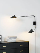Cora Wave Brass Wall Light, detail view 3
