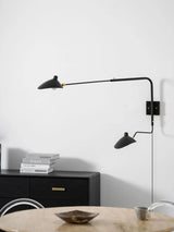 Cora Wave Brass Wall Light, detail view 5