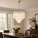 Aster Arc Glass Chandelier, detail view 2