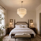 Aster Arc Glass Chandelier, detail view 4