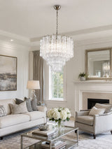 Aster Arc Glass Chandelier, detail view 3