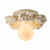 Dalia Moon Glass Ceiling Light, detail view 8
