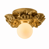 Dalia Moon Glass Ceiling Light, detail view 17