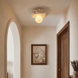 Dalia Moon Glass Ceiling Light, detail view 4